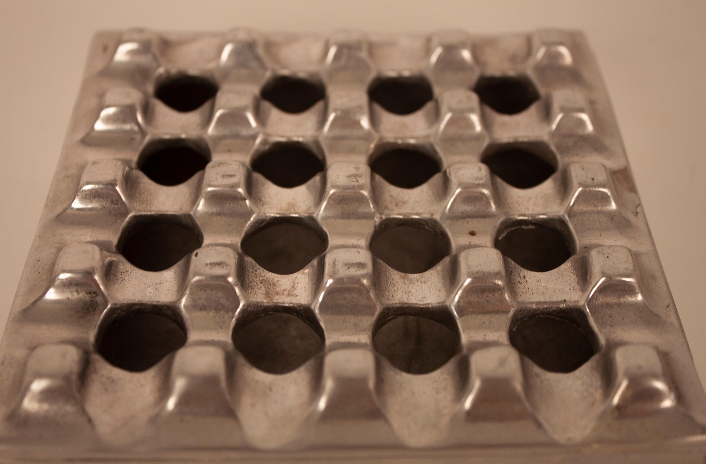 Ashtray in Aluminium by Backstrom Holger & Ljungberg Bo, 1970s Sweden 1