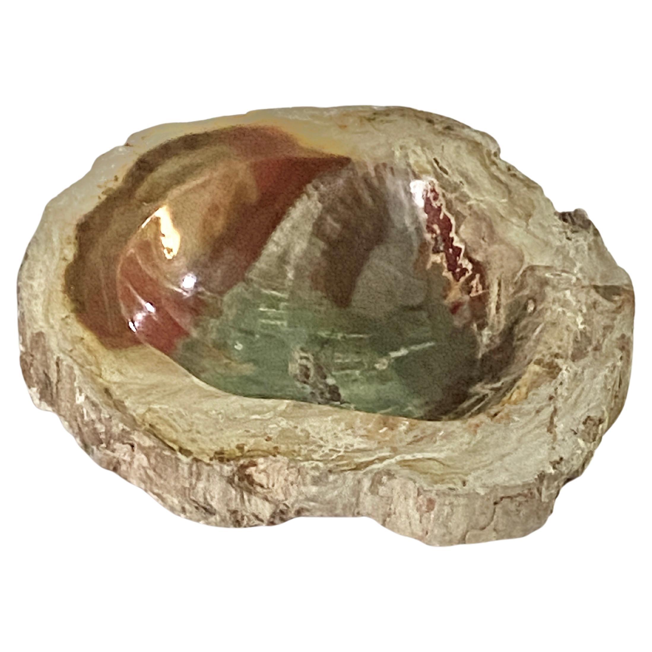 Ashtray in Petrified Wood, 15th Century and Earlier Organic Modern
