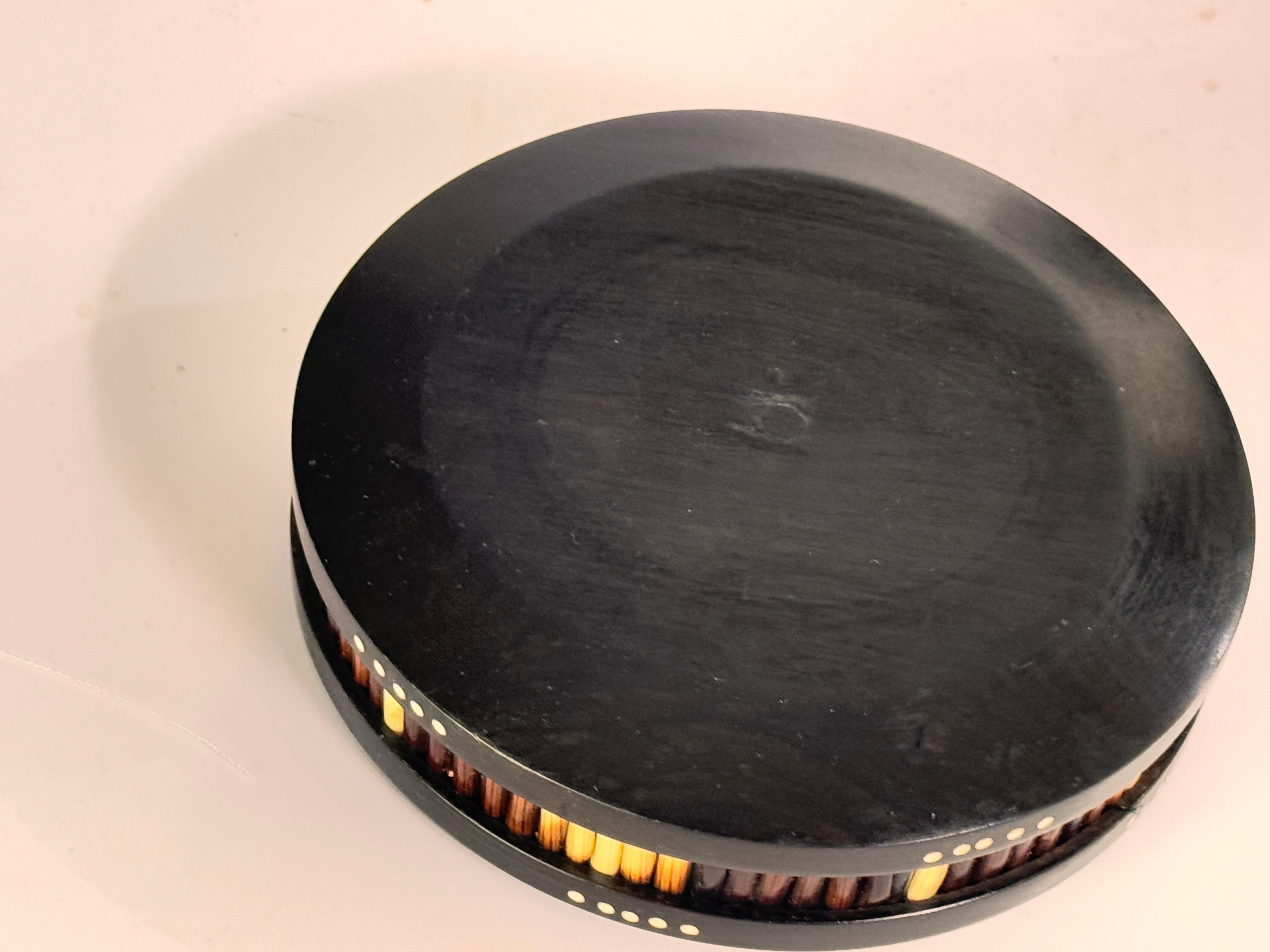 Ashtray in Wood with a Elephant Carved Based, France, 1950s In Good Condition For Sale In Auribeau sur Siagne, FR