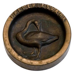 Ashtray / Jewelry Bowl "Fredriksværk" Bronze, Denmark, 1950s