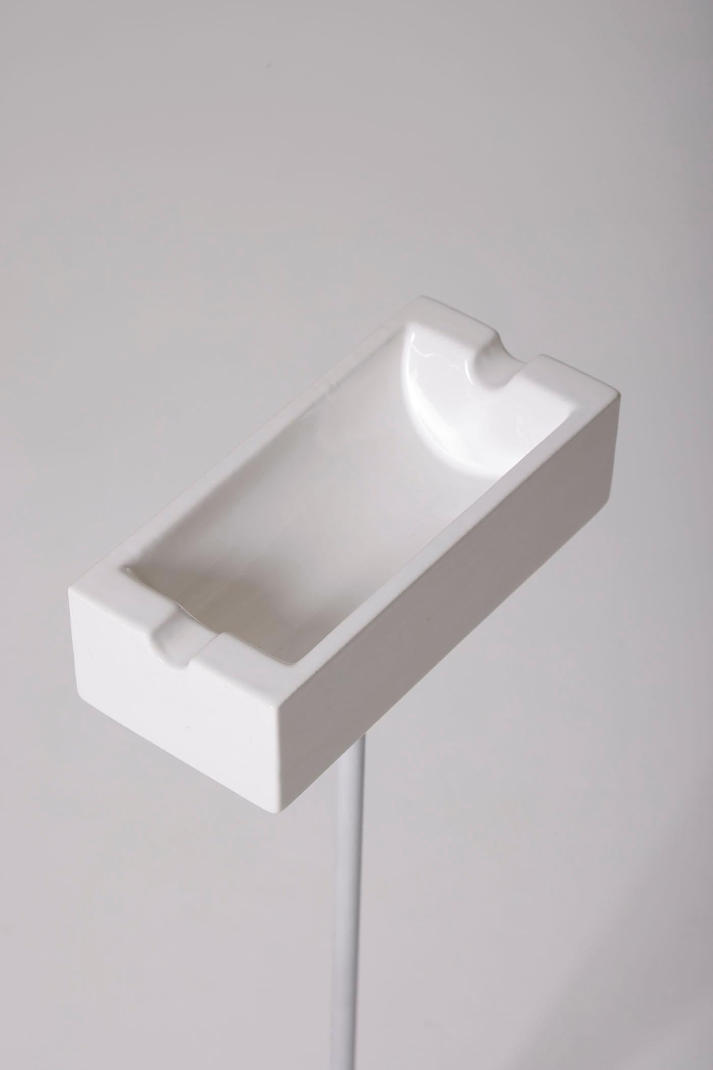 Ceramic Ashtray on stand by Karl Lagerfeld For Sale