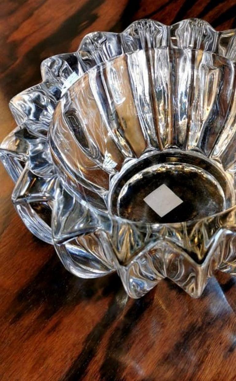 art deco glass ashtray