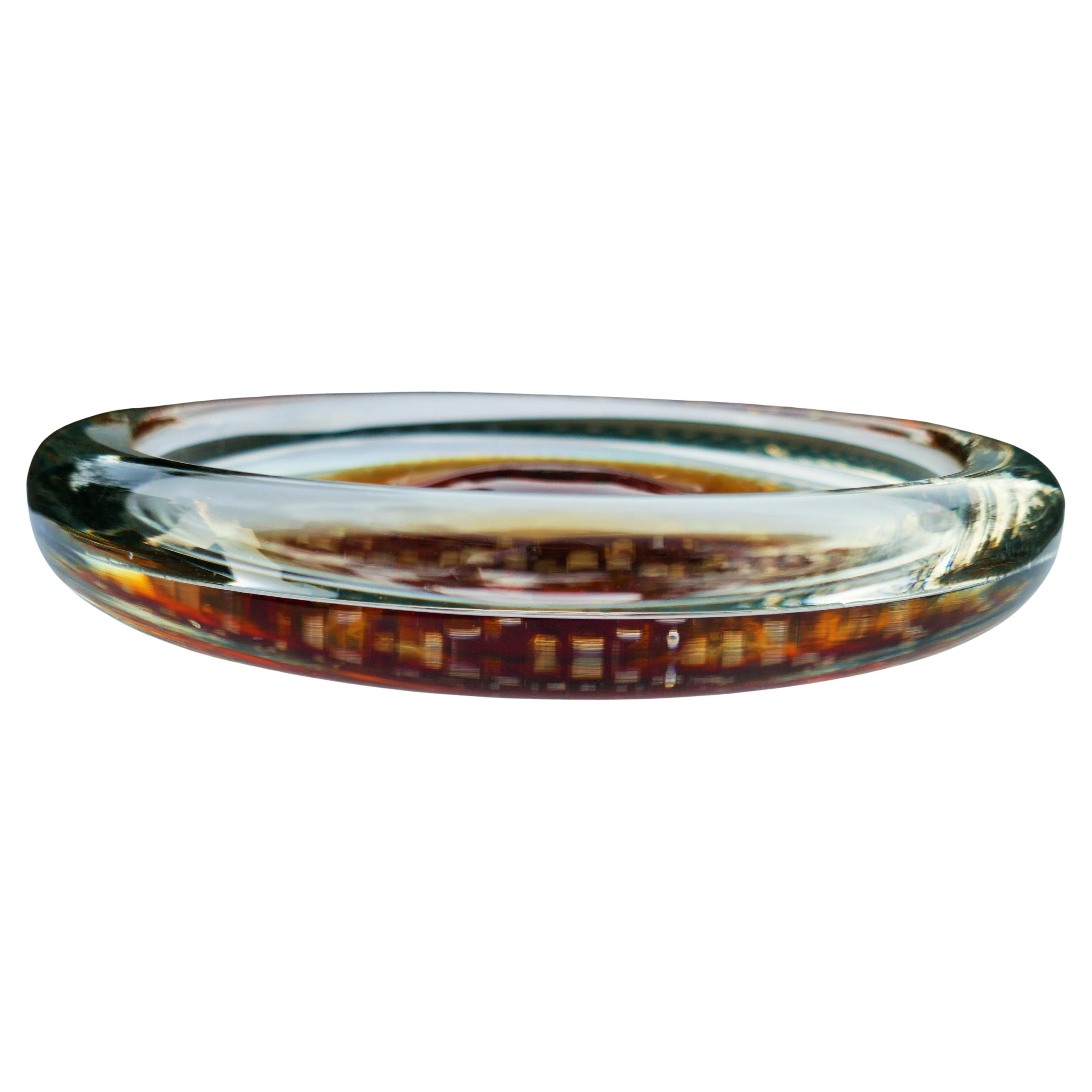 Aschenbecher oder Vase Barbini Barovier Stil (Muranoglas) im Angebot