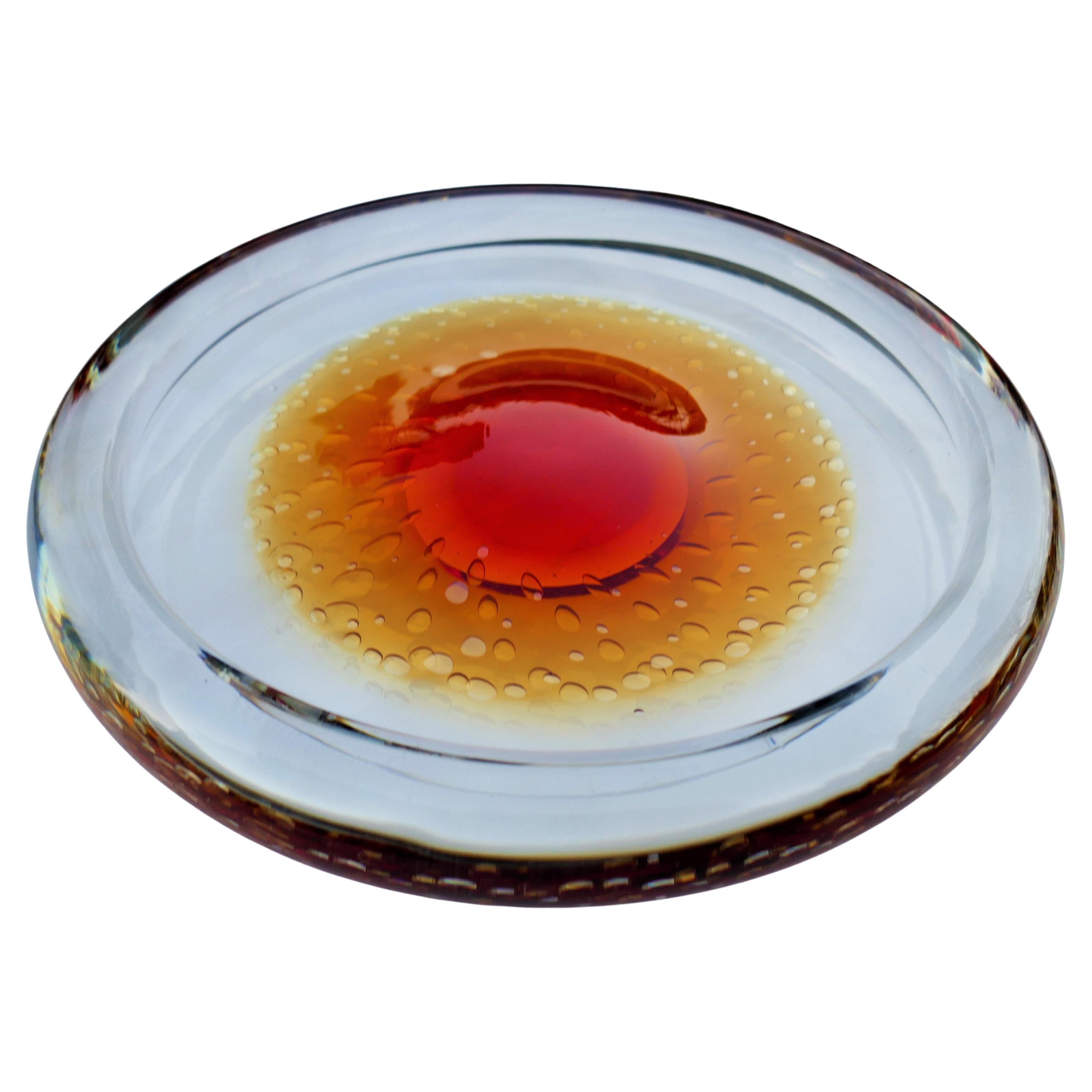 Aschenbecher oder Vase Barbini Barovier Stil im Angebot