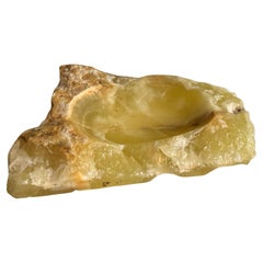 Ashtray or Vide Poche in Onyx, in Flash Green Color, Italy 1960