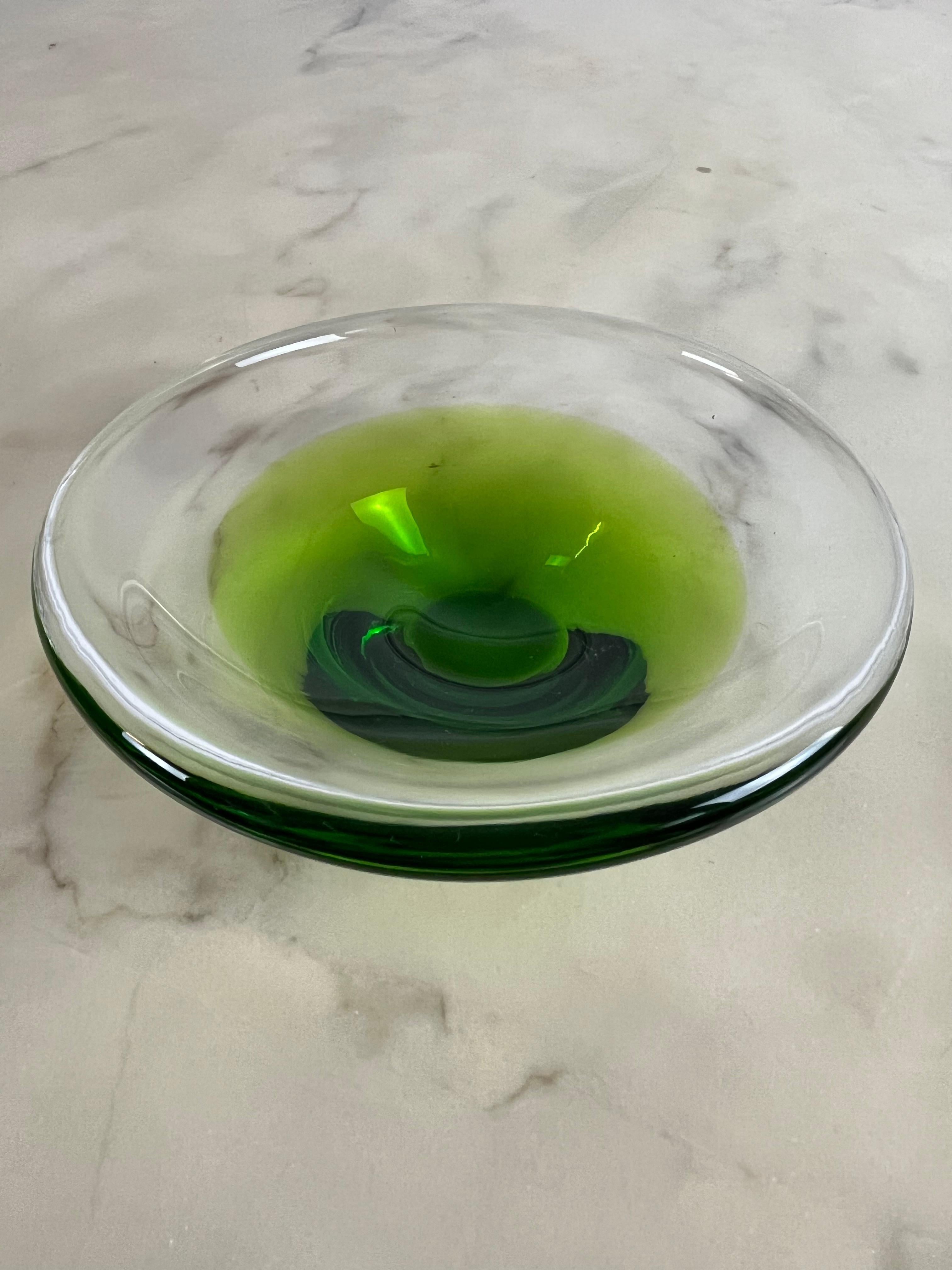 Ashtray / Pocket Tray in Submerged Murano Glass, Italy, 1970 For Sale 4