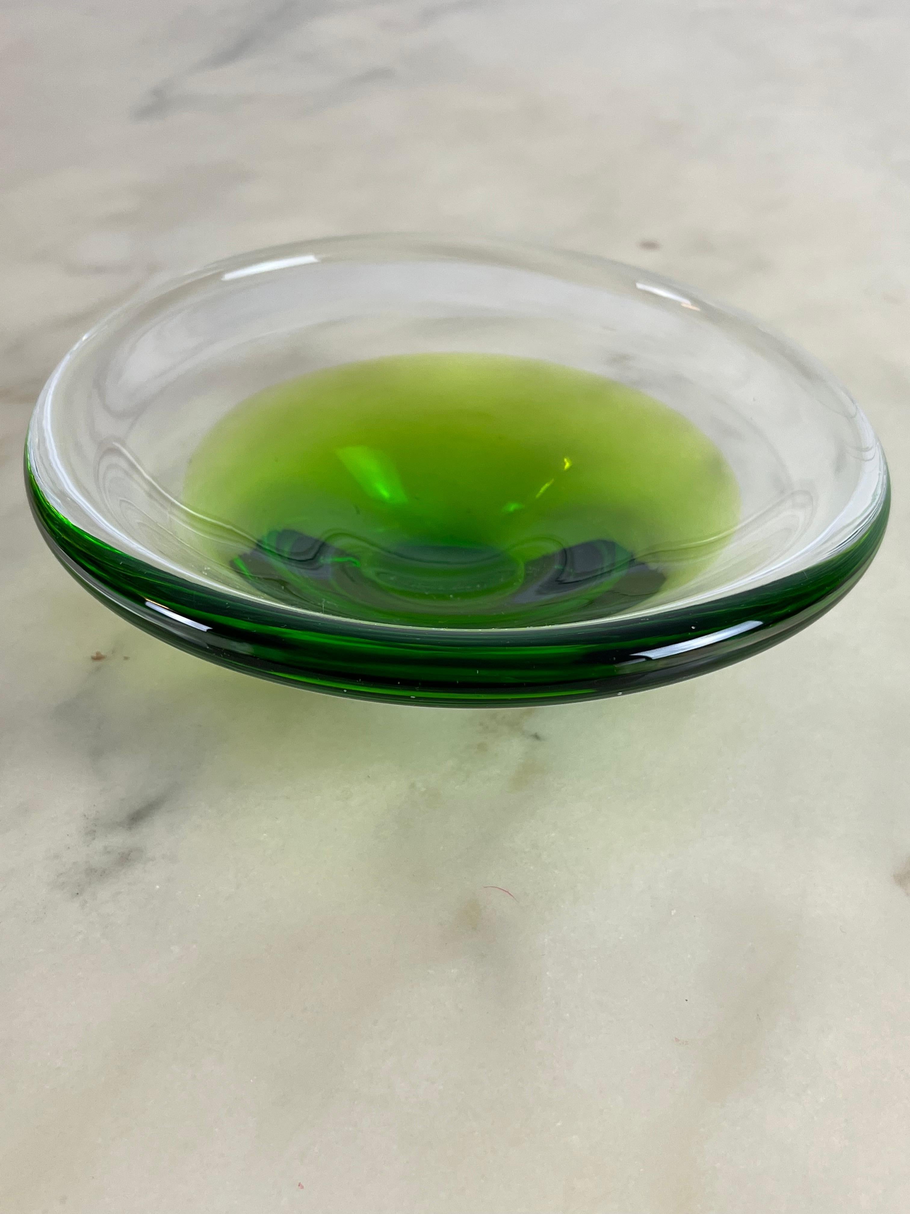 Ashtray / Pocket Tray in Submerged Murano Glass, Italy, 1970 For Sale 1