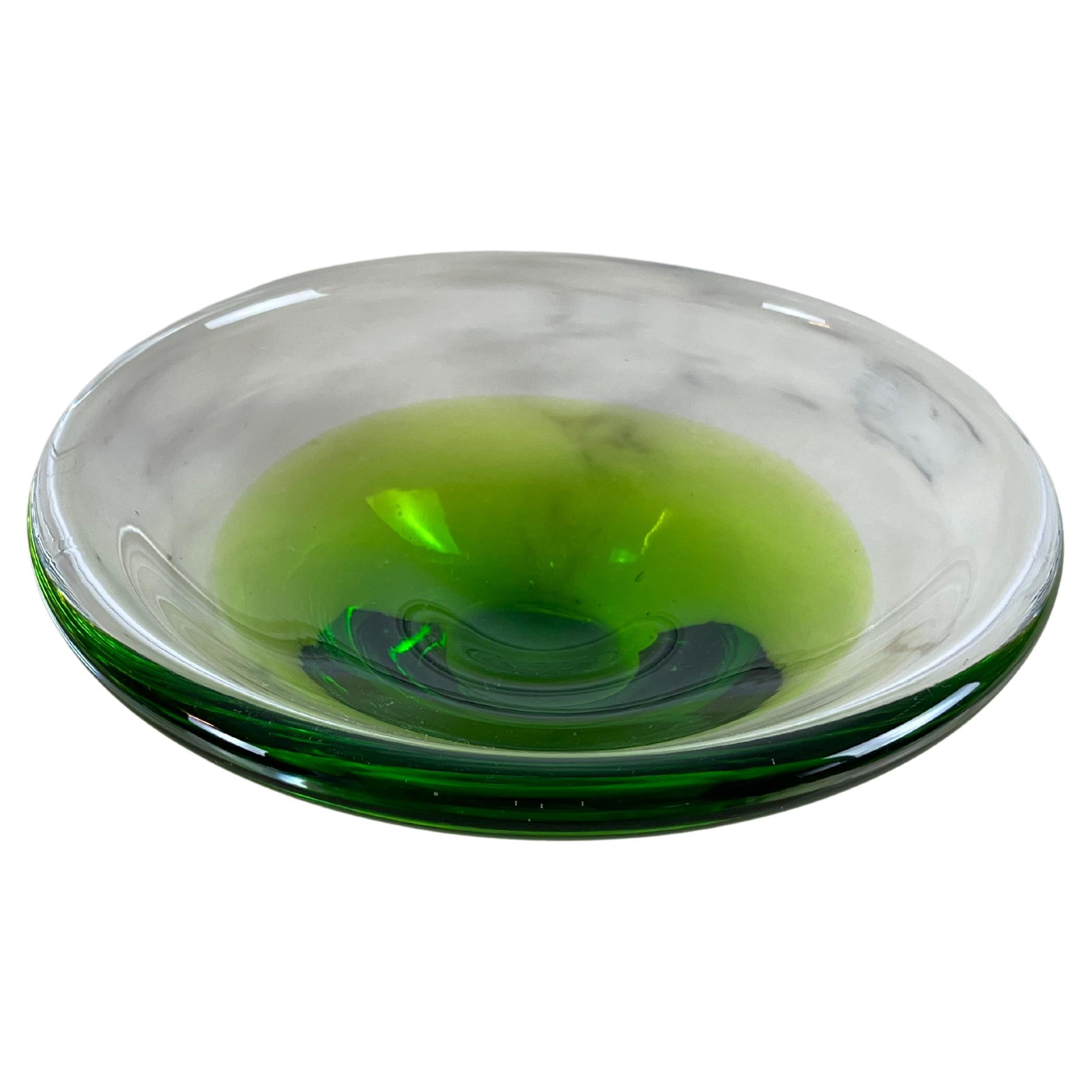 Ashtray / Pocket Tray in Submerged Murano Glass, Italy, 1970 For Sale