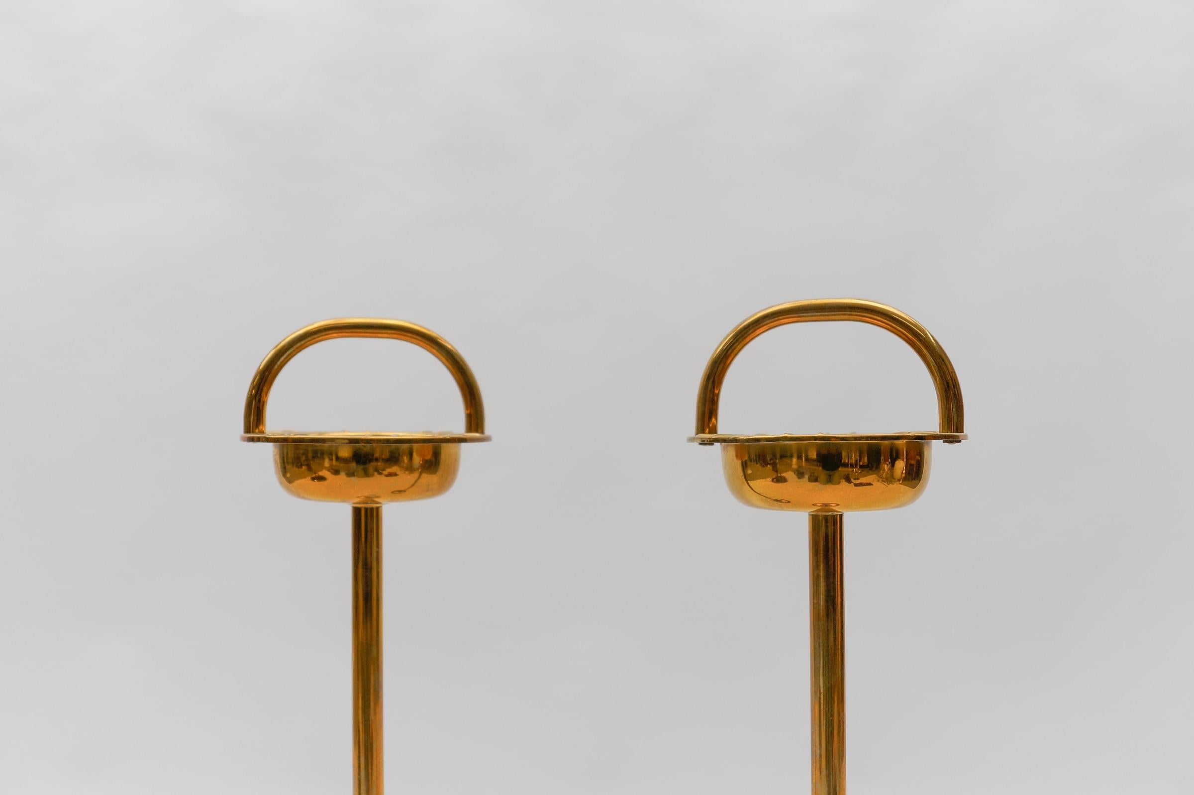 Ashtray Stand in the Manner of Carl Auböck in Brass, 1950s For Sale 2