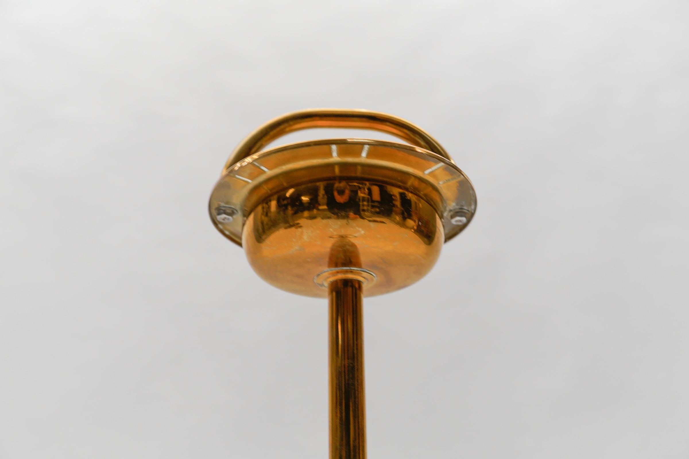 Austrian Ashtray Stand in the Manner of Carl Auböck in Brass, 1950s For Sale