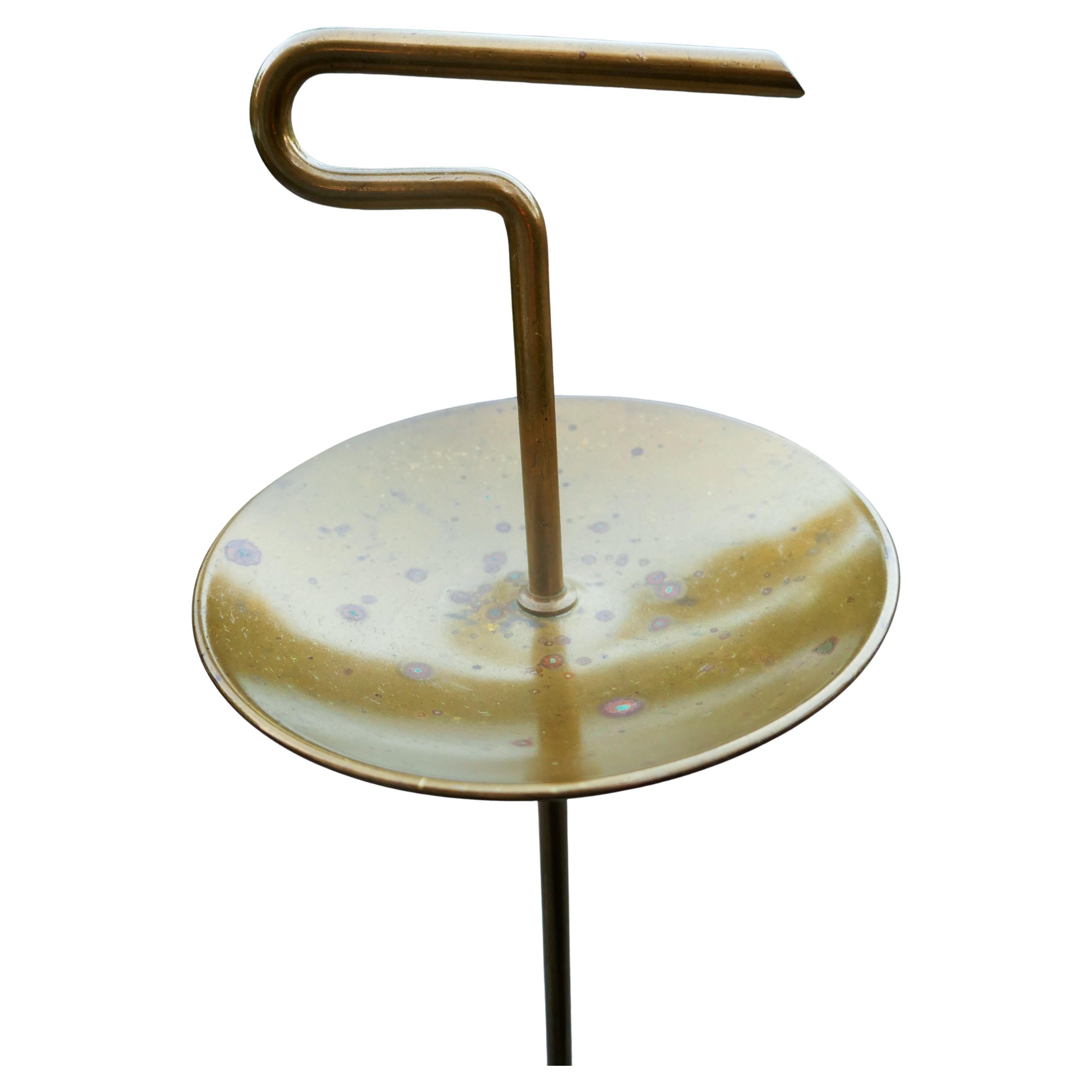 italien Porte-cendriers, en laiton et métal, attribué à Siva Poggibonsi en vente