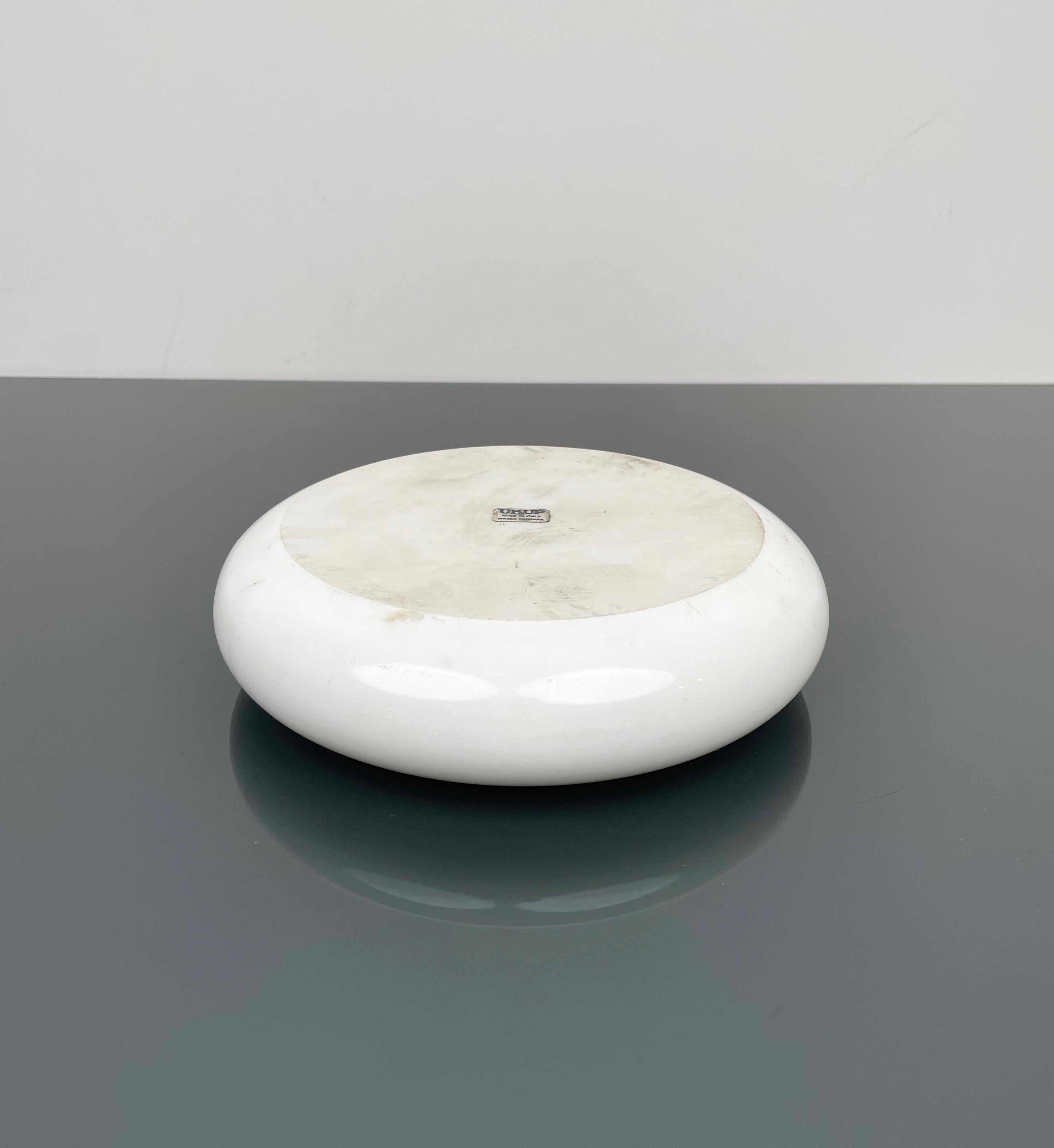 Ashtray Vide-Poche Carrara Marble by Giusti & Di Rosa for Up & Up, Italy, 1970s 1