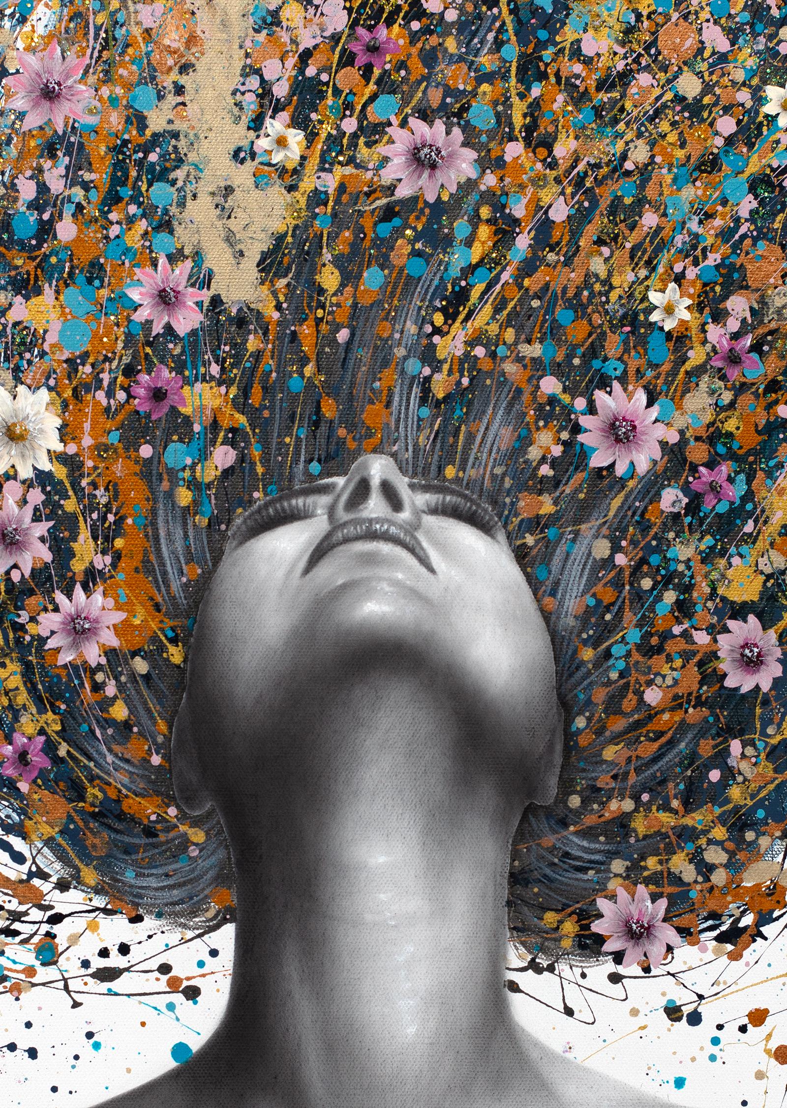 Monarch Rising (Original Handgemälde) – Painting von Ashvin Harrison