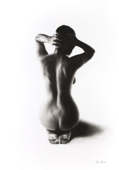 Nude Woman Charcoal Study 57