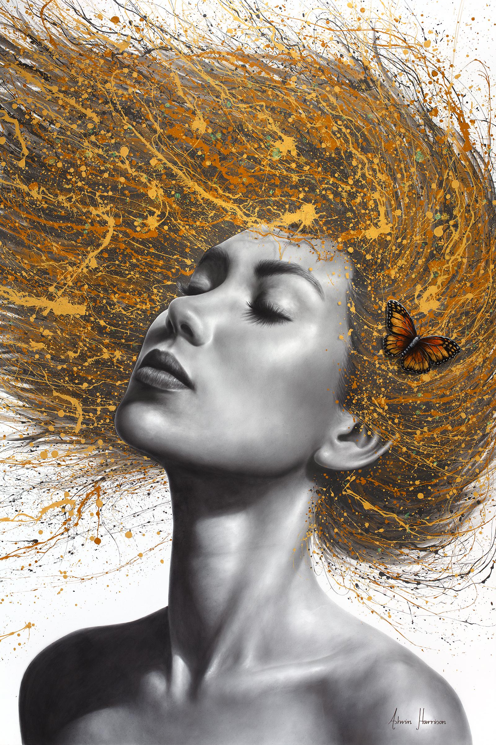 Die Flügel des Flüsterers (Original Handgemälde)