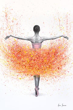 French Flower Dancer (Hand Embellished Giclée)