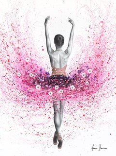 Flower Fantasy Ballerina (Hand Embellished Giclée)