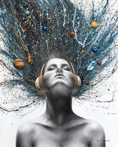 Musical Eclipse (Hand Embellished Giclée)