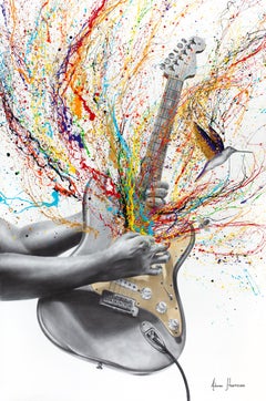 Rhythmic Riff (Hand Embellished Giclée)