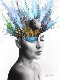 The Moon For You (Hand Embellished Giclée)