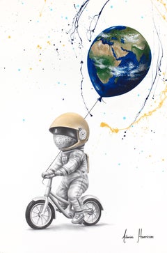 El Chico del Espacio (Giclée embellecido a mano)