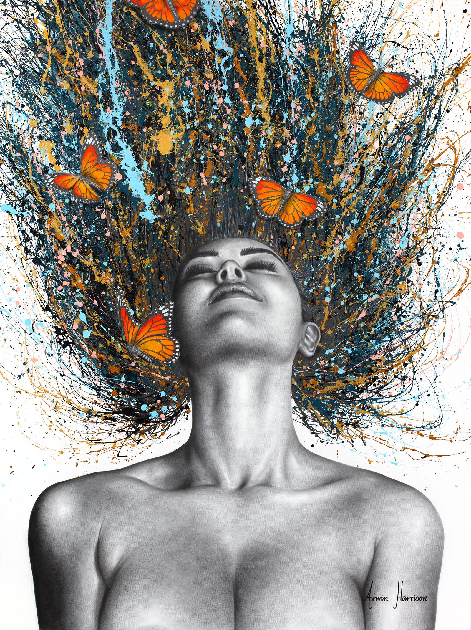 Wings Of A Wanderer (Hand Embellished Giclée) - Print by Ashvin Harrison