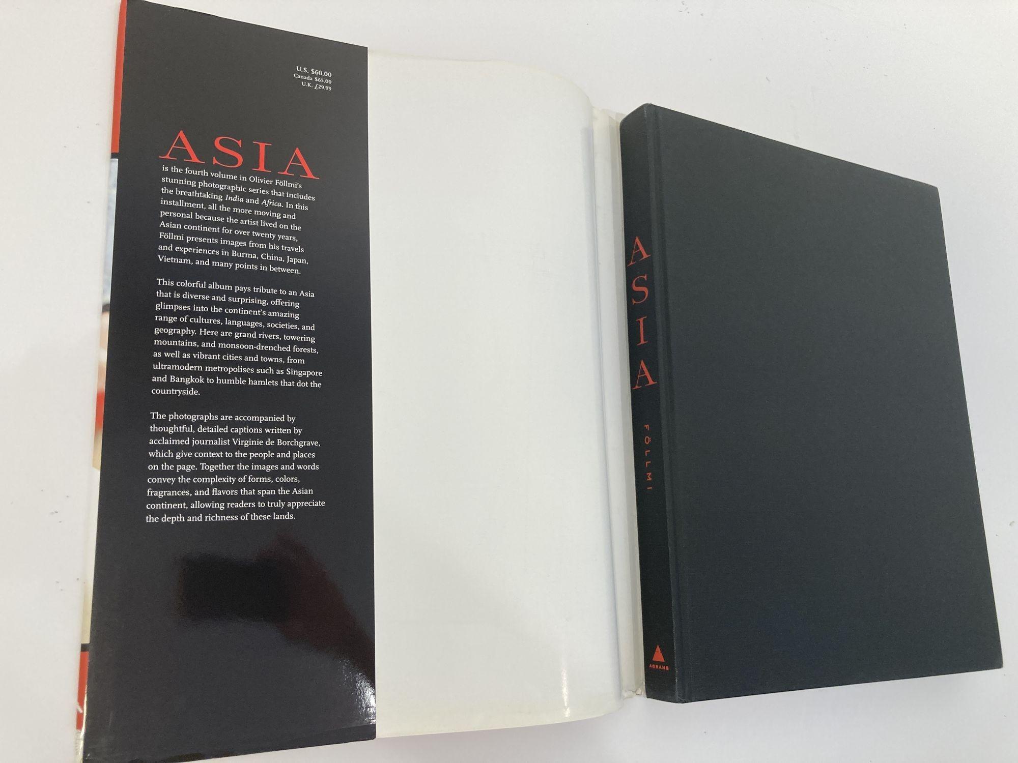 Contemporary Asia by Olivier Follmi Large Hardcover Book 2008 For Sale