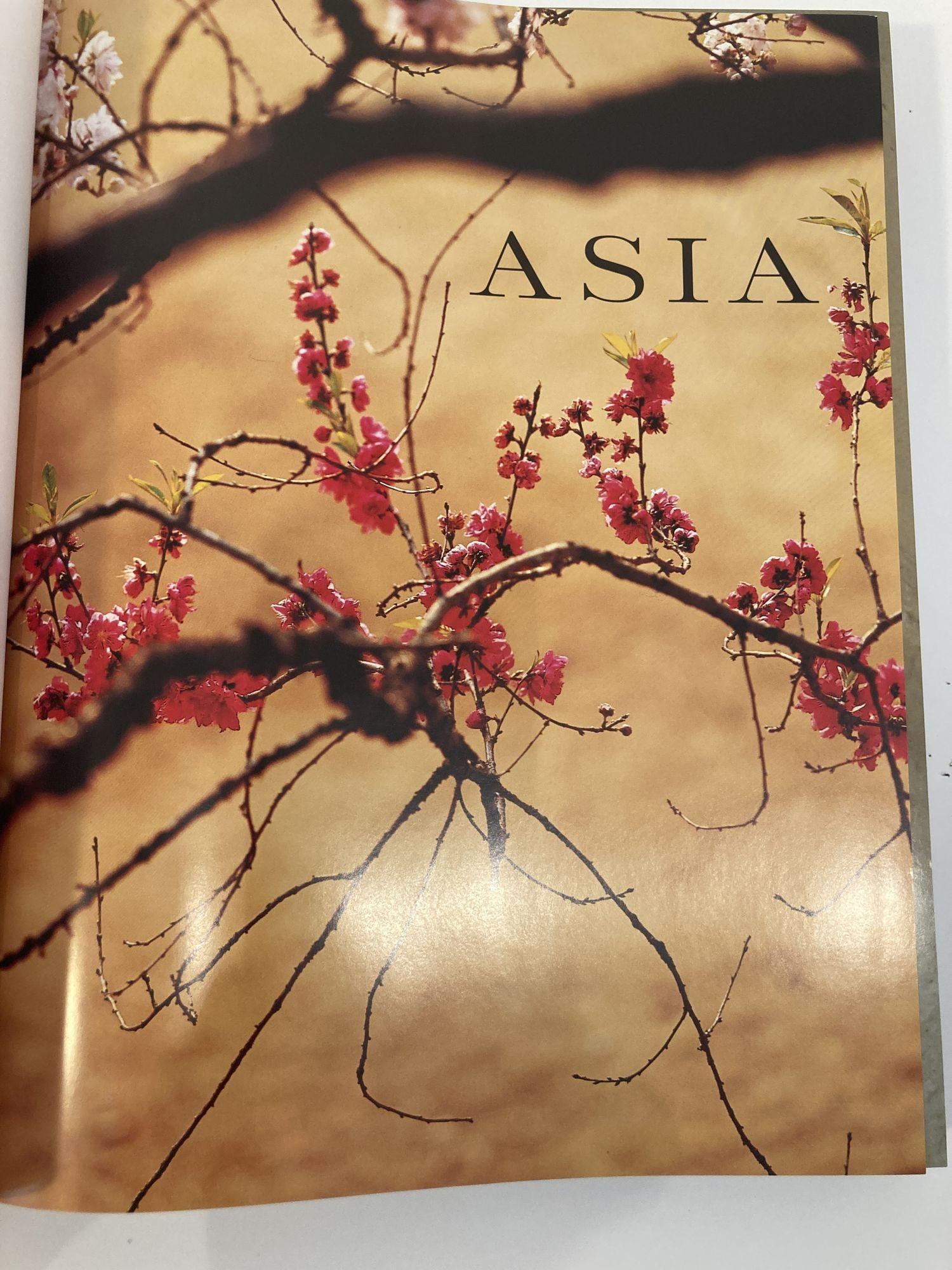 Paper Asia by Olivier Follmi Large Hardcover Book 2008 For Sale