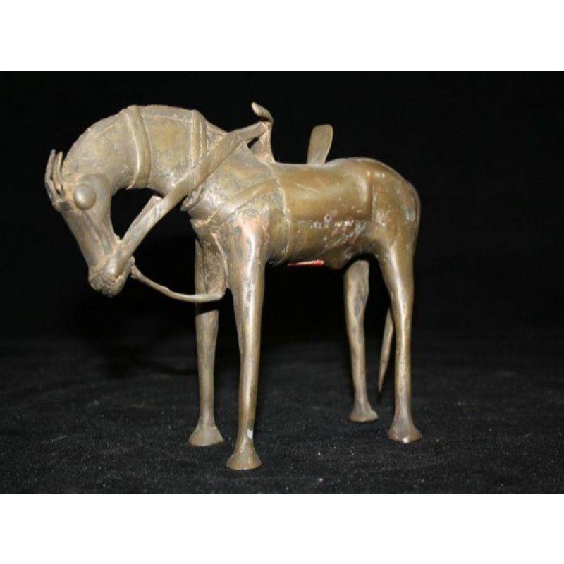 Bronze asiatique - Animaux chevaux en bronze, fin du 19ème siècle - Asiatique - Animaux chevaux, fin du 19ème siècle en vente 1