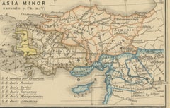 Asia Minor and Provinces: A Roman Empire Map from Spruner-Menke Atlas, 1880