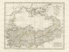 Asia Minor and the Black Sea with the Crimea, d'Anville for Rollin, 1818