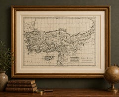 Asia Minor and the Ottoman Levant — Fine Bonne Map of Turkey, c.1780