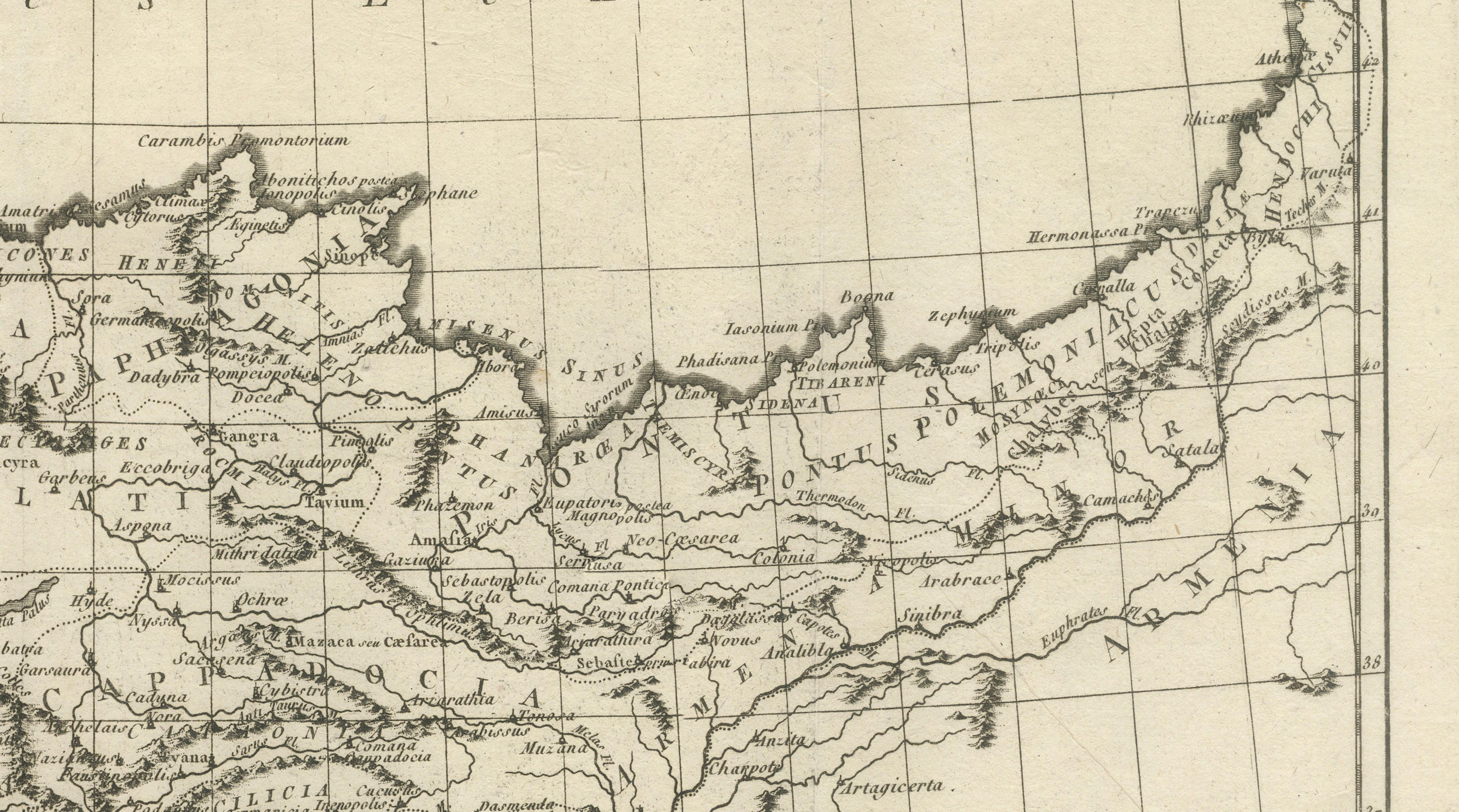 Asia Minor and the Ottoman Levant — Fine Bonne Map of Turkey, c.1780