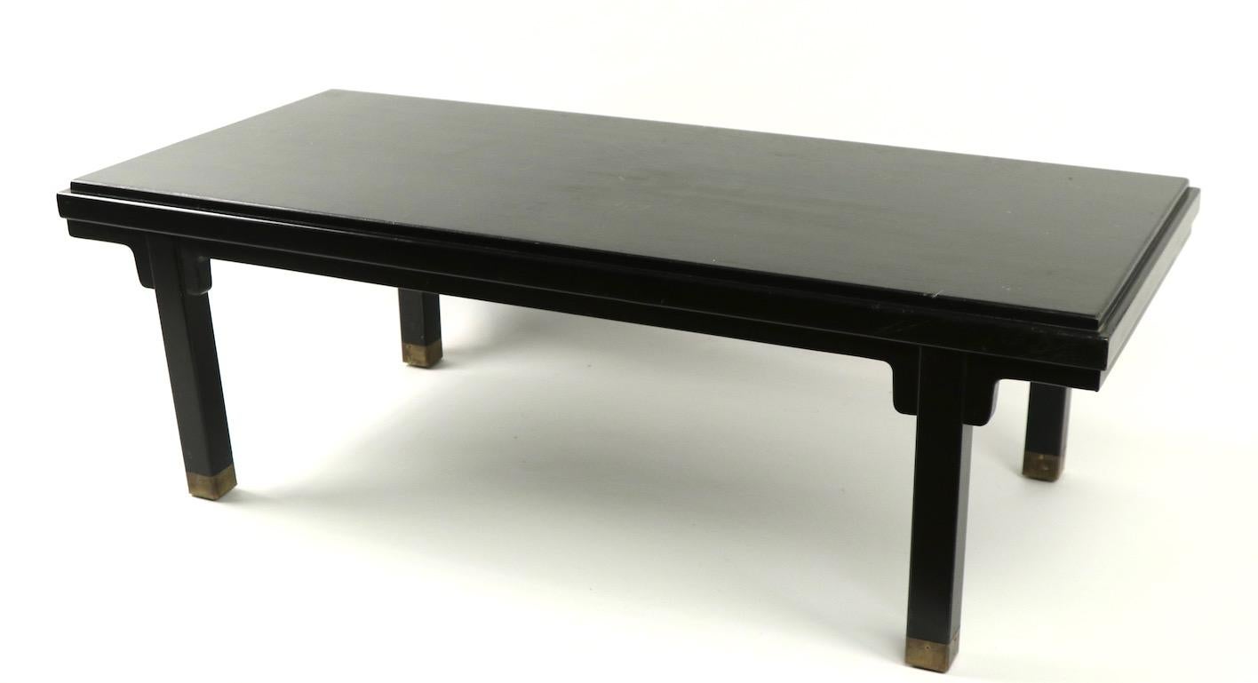 Asia Modern Coffee Table Attributed to Baker For Sale 1