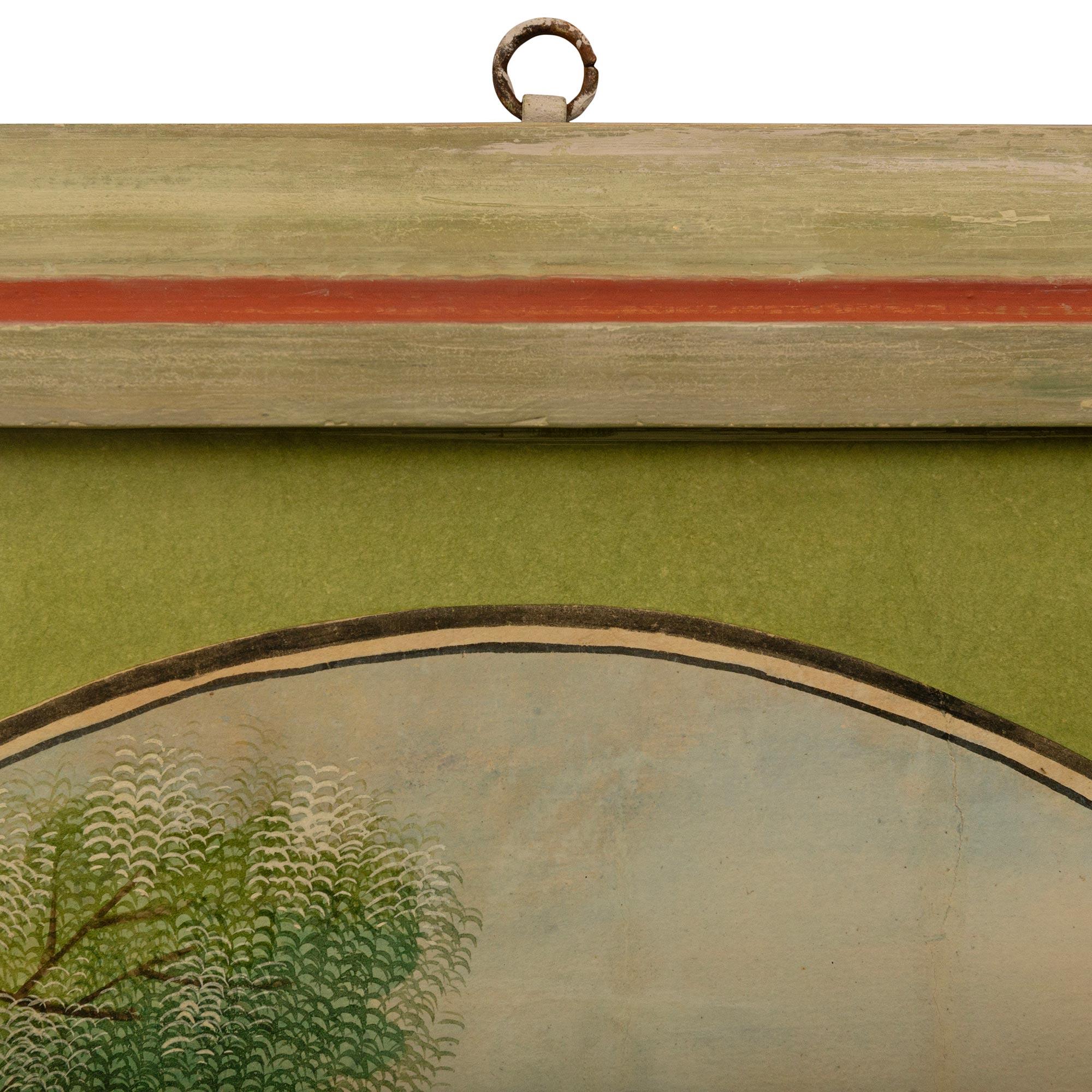 18th Century and Earlier Asian 18th century watercolors on parchment For Sale