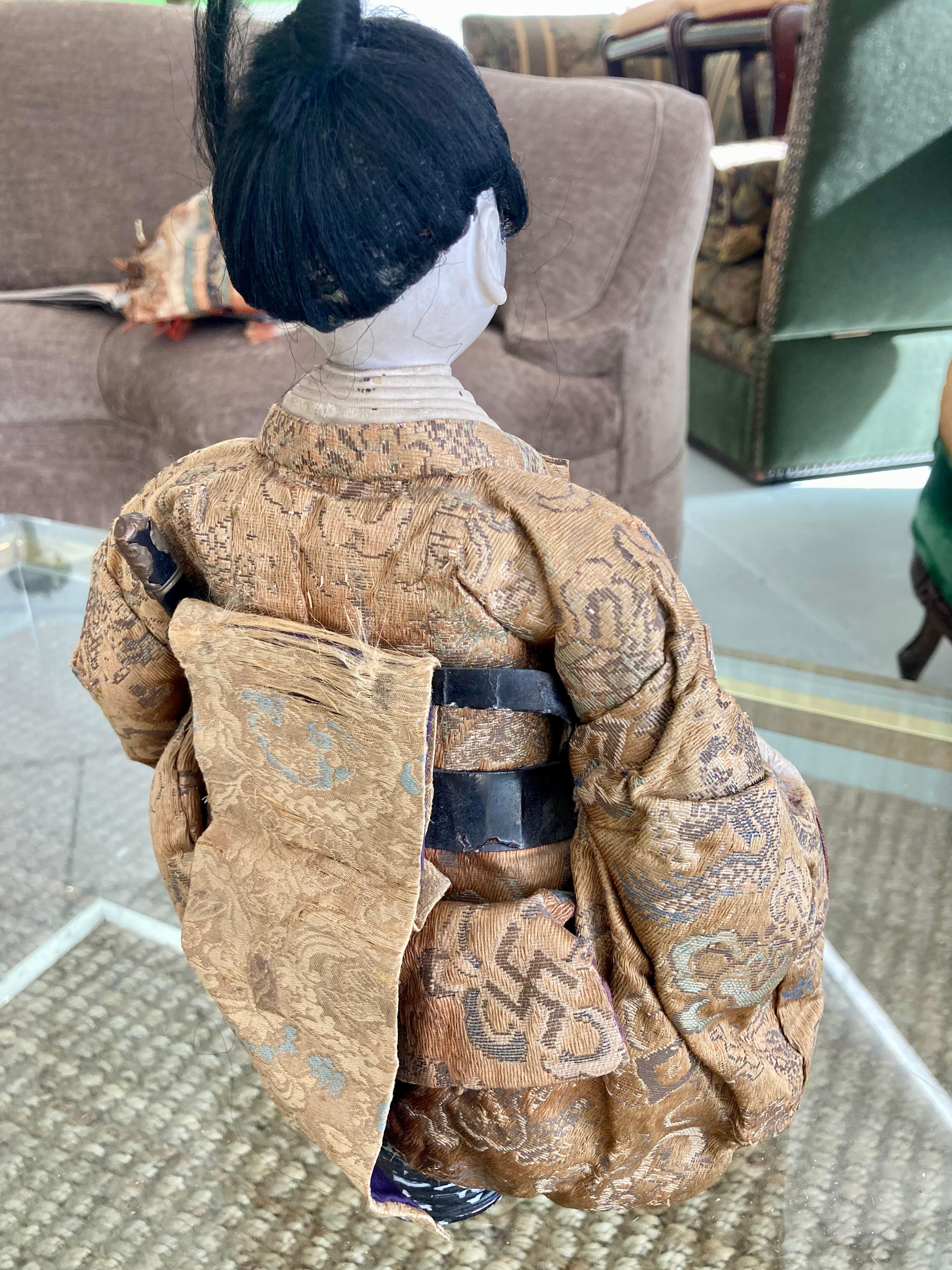 Asian 19th Century Ningyo Doll In Good Condition For Sale In Los Angeles, CA