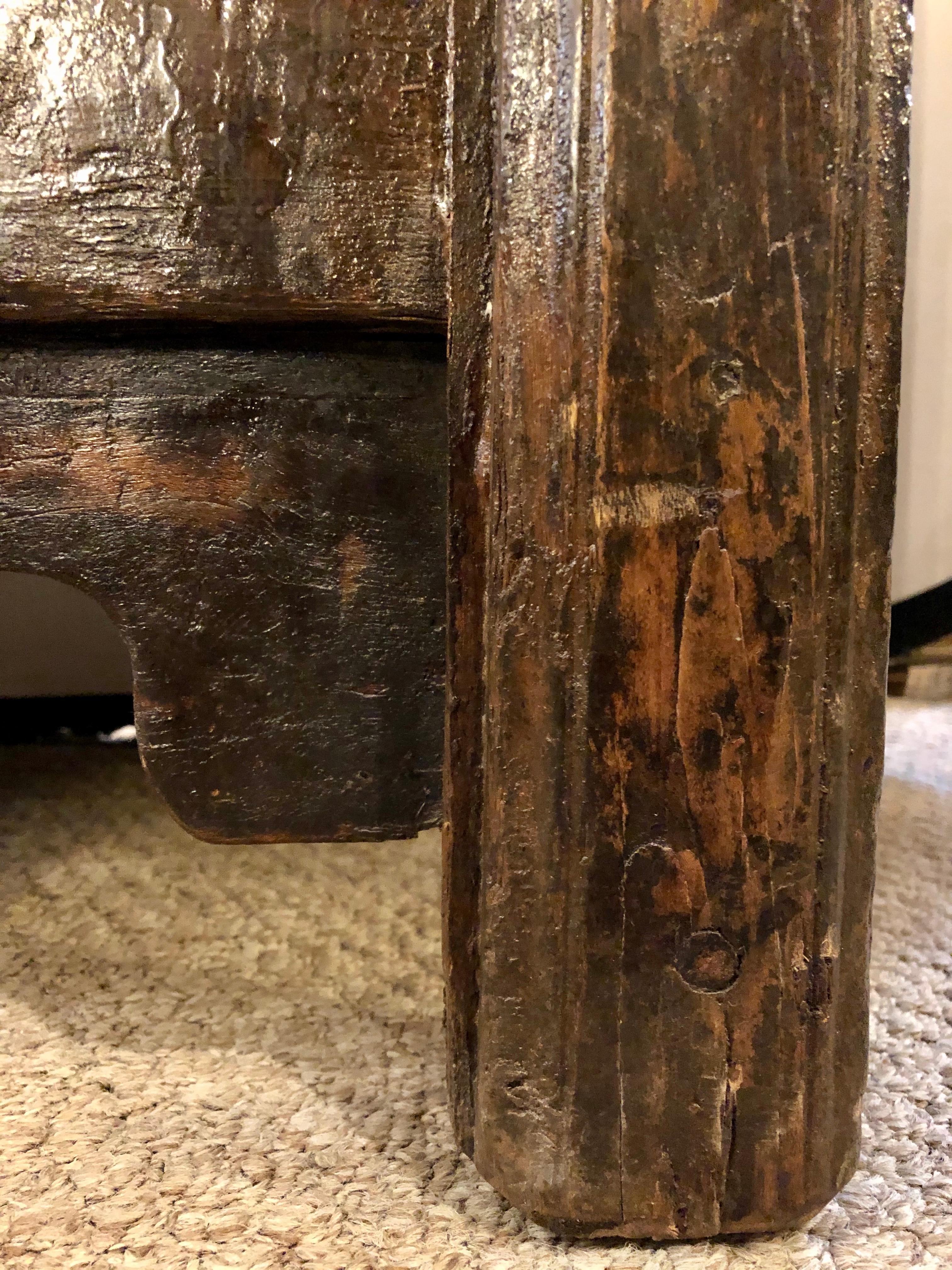 Chinese Alter Table, Coffer, Sideboard / Console Carved Wood, Early 20th Century 8