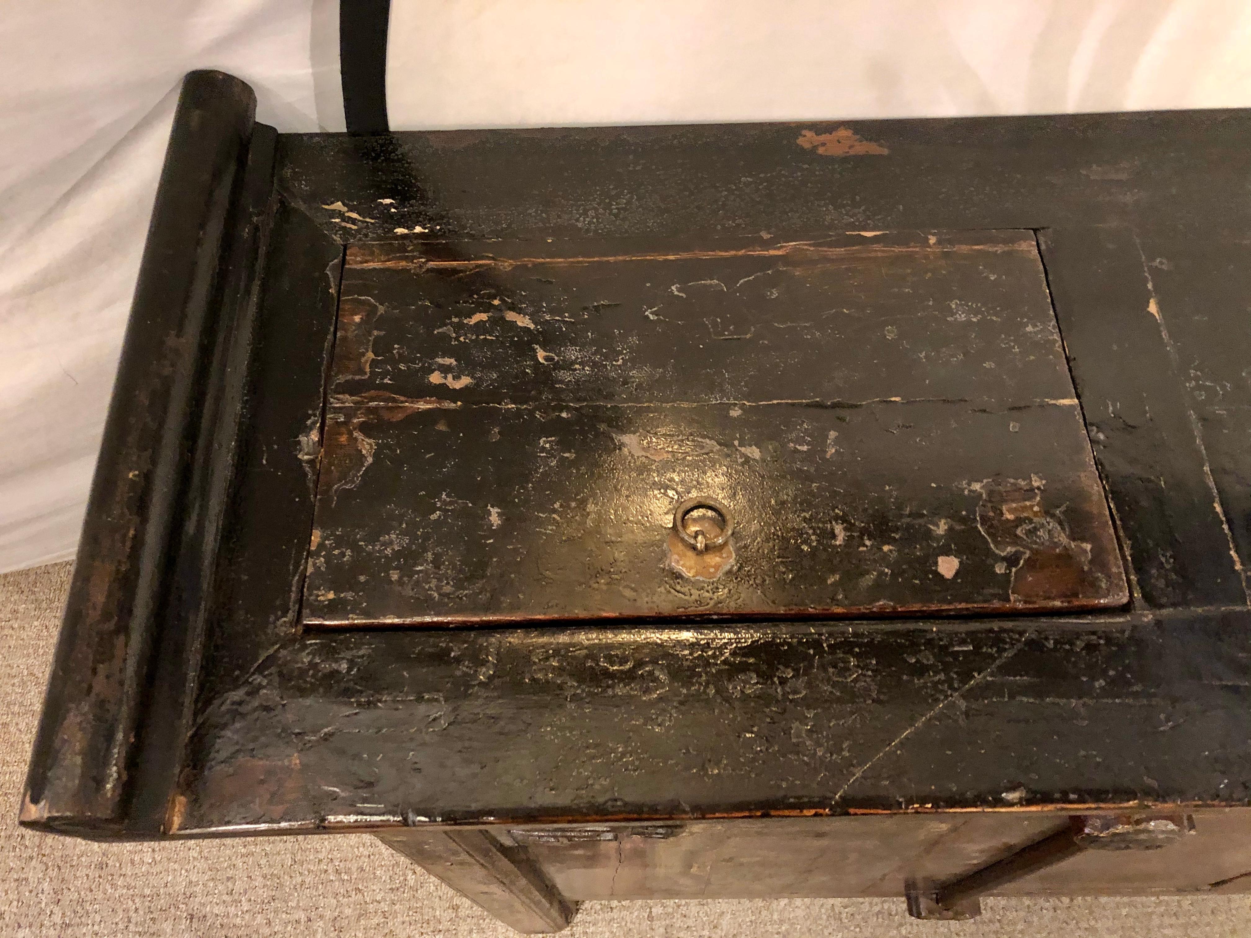 Chinese Export Chinese Alter Table, Coffer, Sideboard / Console Carved Wood, Early 20th Century