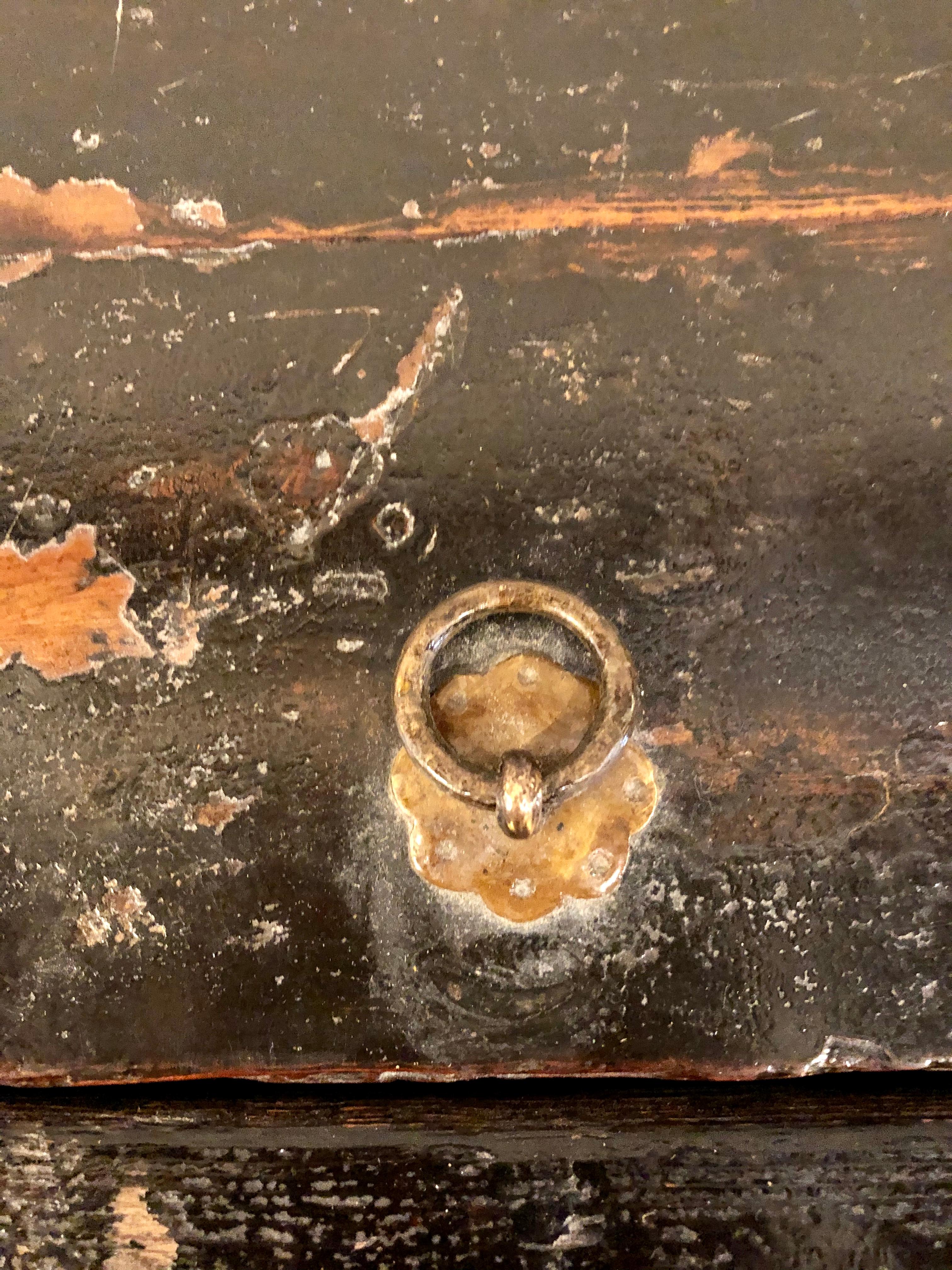 Chinese Alter Table, Coffer, Sideboard / Console Carved Wood, Early 20th Century In Fair Condition In Manhasset, NY