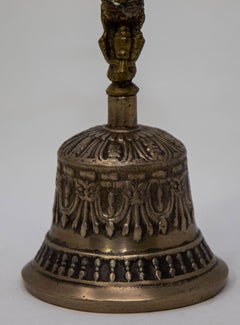 Asian Antique Bronze Buddhist Bell Tibetan Meditation Prayer Ghanta Bell
