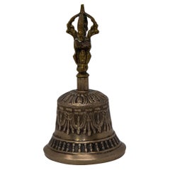 Asian Antique Bronze Buddhist Bell Tibetan Meditation Prayer Ghanta Bell