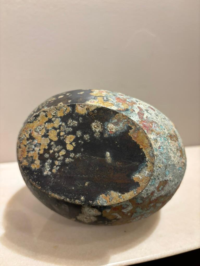 Asian Archaistic Copper Vessel With Boar's Head and Elephant's Head For Sale 10