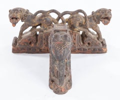 Asian Architectural Carved Wood Sculpture, India, 18th Century