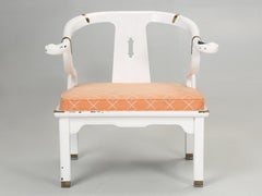 Sillón Vintage James Mont Chinoiserie Herradura Ming For Century Furniture