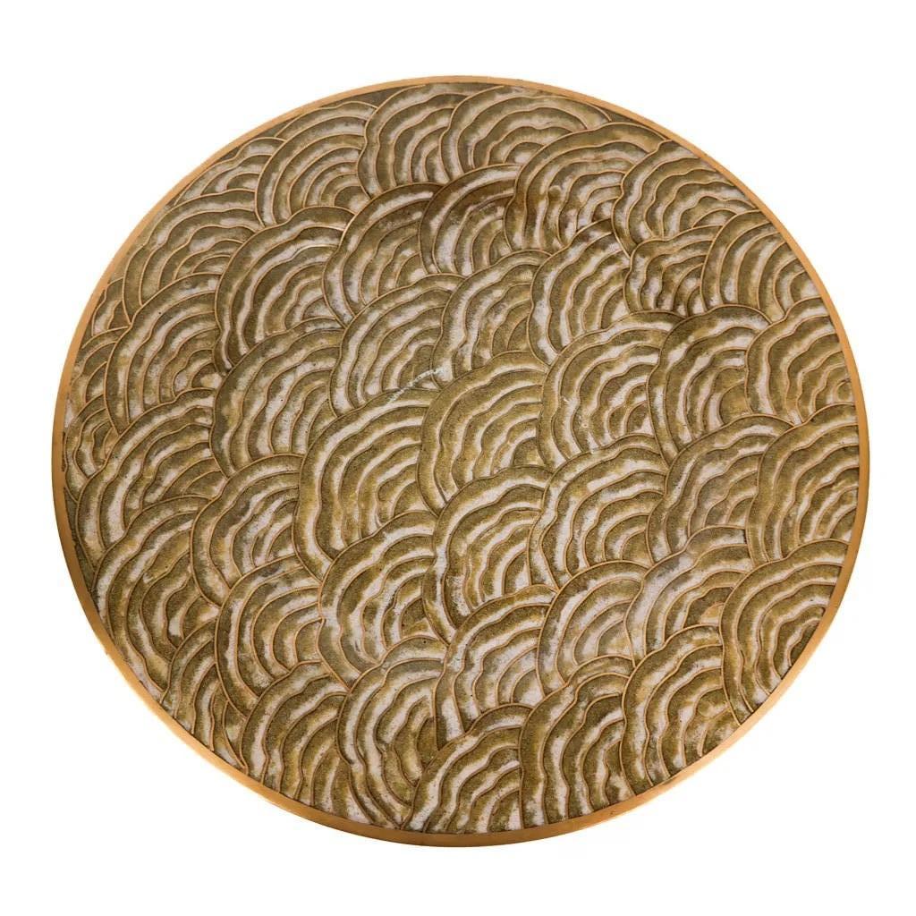 Enameled Asian Art Déco Cloisonné Charger or Bowl For Sale