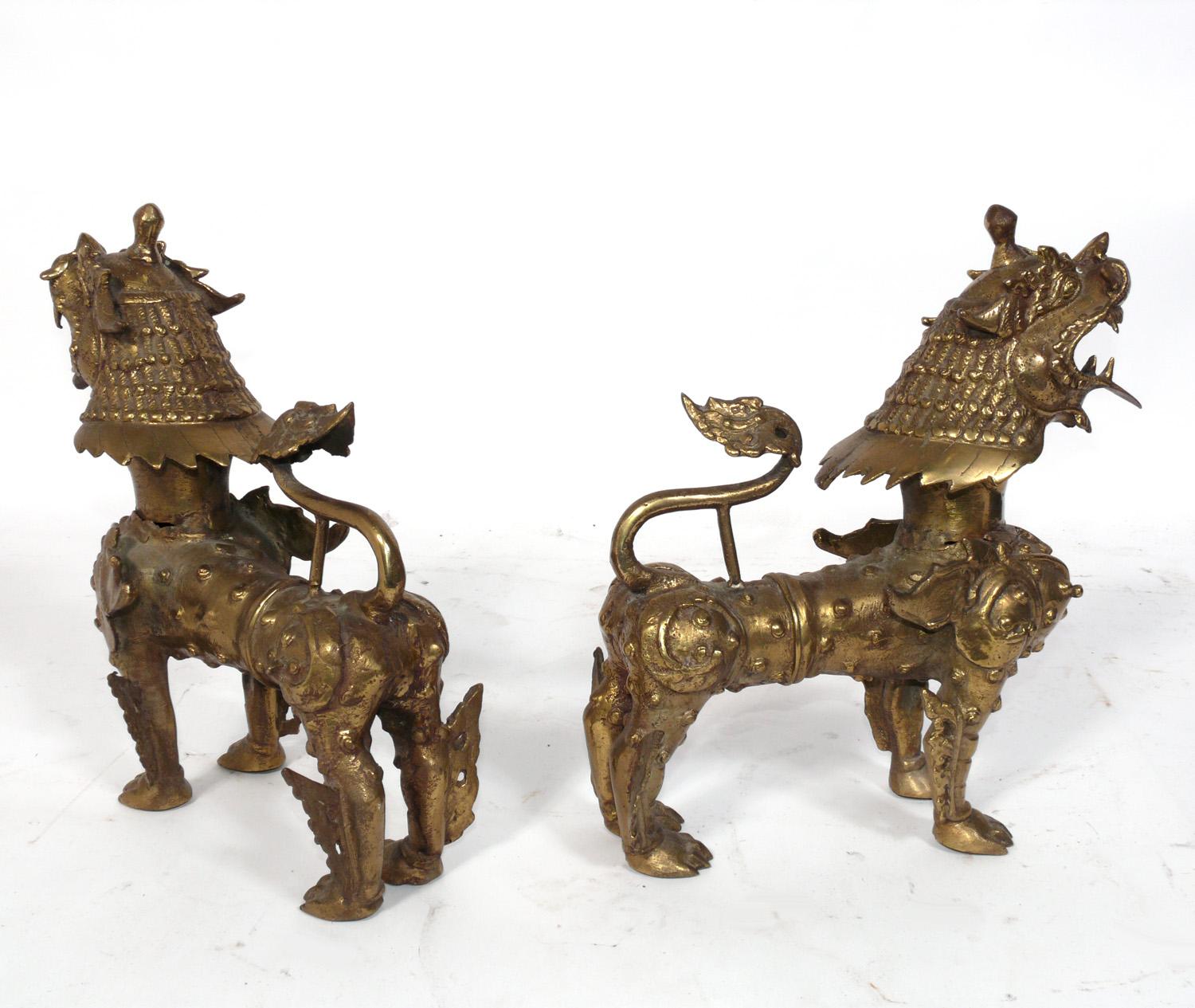 Asiatische Bronze-Fuchshunde  (Tibetisch) im Angebot
