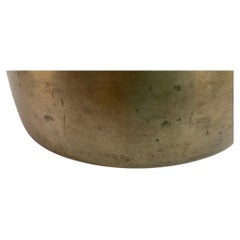 Vintage Hand-Hammered Bronze Singing Bowl from Nepal, 1950s Design
