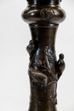 Asian Bronze Plant Stand