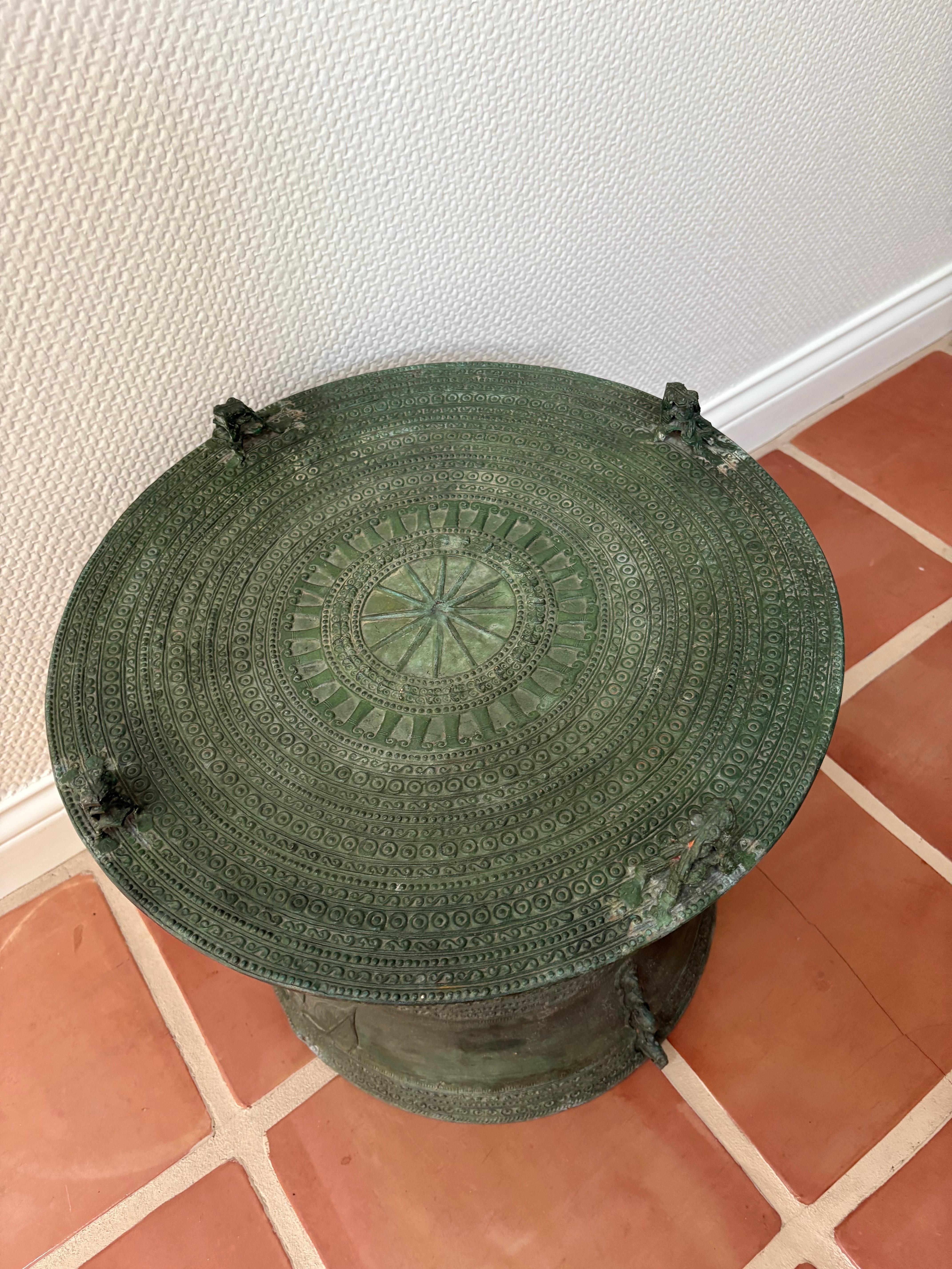 Asian bronze rain drum For Sale 3