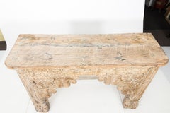 Asian Carved Console Table